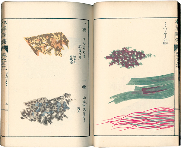 “Illustrated Herbal, Manual of Medicinal Plants Vol. 51: Vegetables/ Water Plants” ／