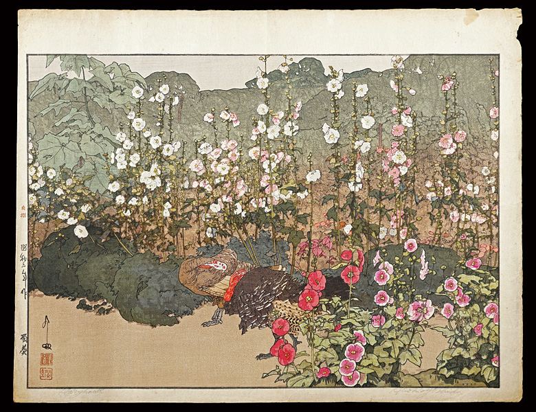 Yoshida Hiroshi “Hollyhock”／