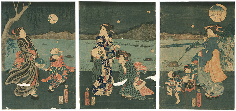 Kuniaki “Catching Fireflies at Mukou-jima”／