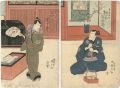 <strong>Kunisada I</strong><br>Kabuki Play: Okuni Iri Soga no......