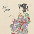 Chikanobu “Women's Customs / Uncaging the Birds (tentative title)”／