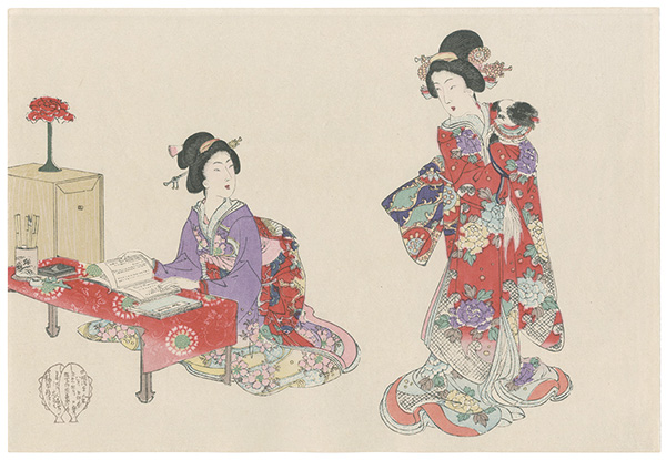 Chikanobu “Women's Customs / Conversation (tentative title)”／