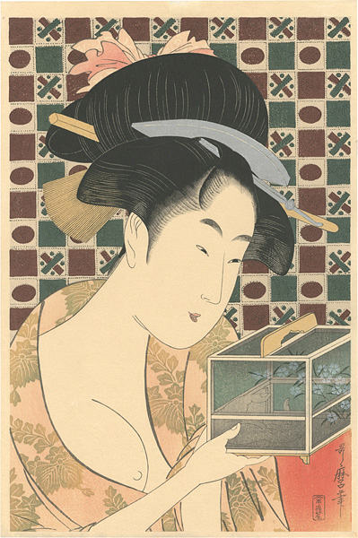 Utamaro “Insect Cage【Reproduction】”／