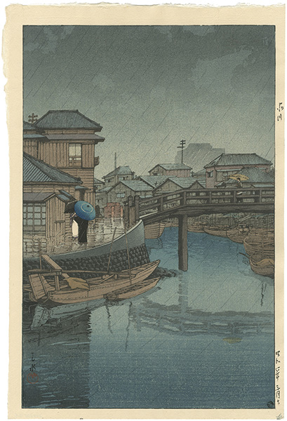 Kawase Hasui “Selection of Views of the Tokaido / Shinagawa ”／