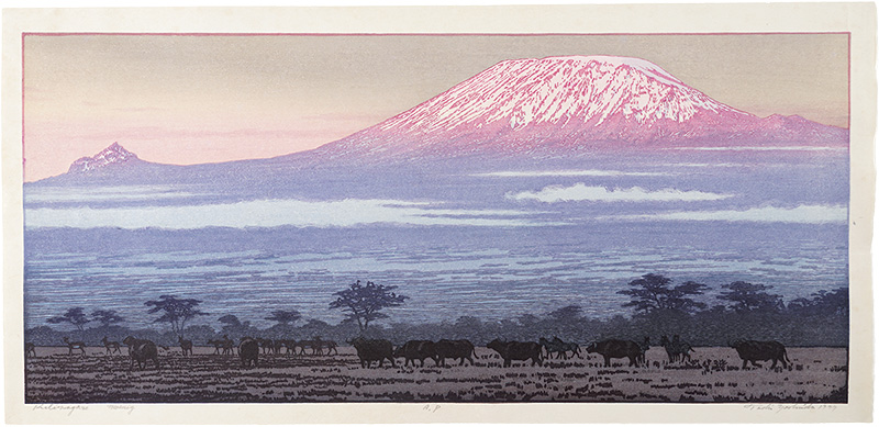 Yoshida Toshi “Kilimanjaro, Morning”／