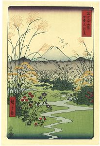 Hiroshige I/Thirty-six Views of Mount Fuji / Otsuki Plain in Kai Province【Reproduction】[富士三十六景　甲斐大月の原【復刻版】]