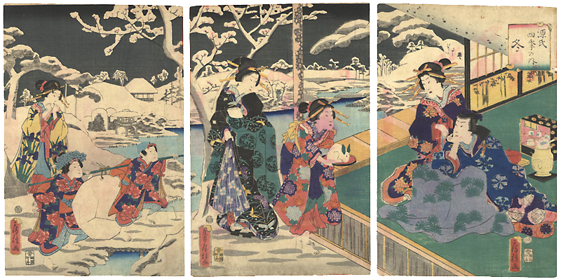 Fusatane “Four Seasons of Genji / Winter”／