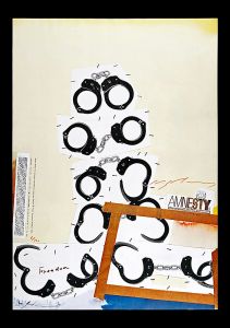 池田満寿夫｢フリーダム '80s　28名のアーティストによるアムネスティの為のポスター｣