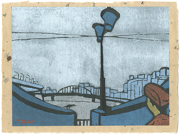 Ono Tadashige “Sumdagawa River from the Umaya Bridge”／