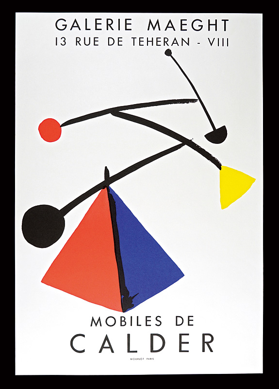  Alexander Calder “Exhibition Poster : MOBILES DE CALDER”／