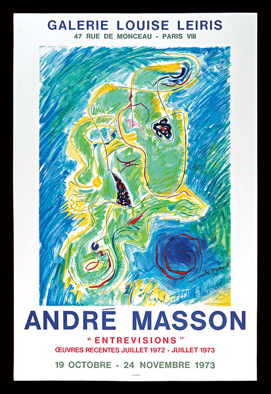 Andre Masson “Exhibition Poster : ANDRE MASSON 