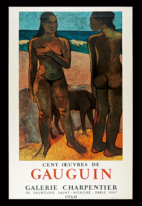 Paul Gauguin “Exhibition Poster : CENT OEUVRES DE GAUGUIN”／
