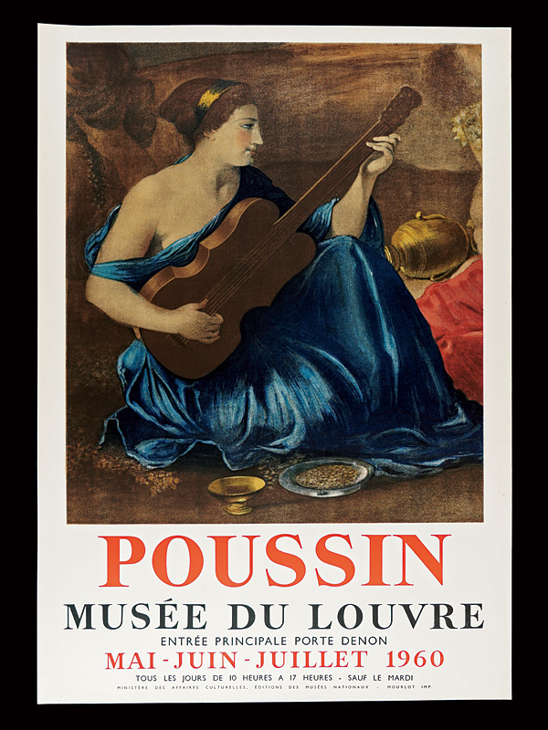 Nicolas Poussin “Exhibition Poster : POUSSIN MUSEE DU LOUVRE”／