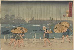 Kuniyoshi/Onmayagashi in Edo【Reproduction】[東都御厩川岸之図【復刻版】]