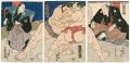 <strong>Kunisada I</strong><br>Sumo Wrestlers, Kagamiiwa Hama......