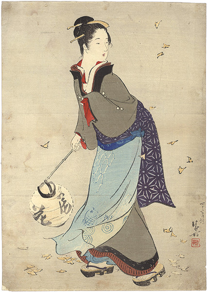 Kaburaki Kiyokata “Kuchi-e Print”／