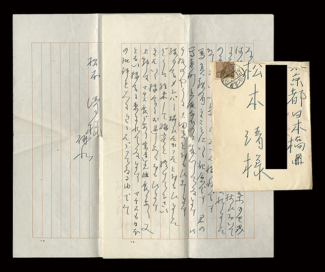 安田靫彦｢自筆書簡｣／