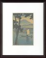 <strong>Kawase Hasui</strong><br>Summer Dusk at Kiso River