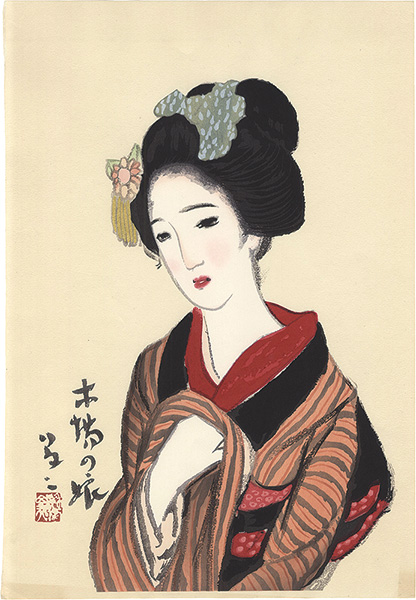 Takehisa Yumeji “A Young Woman in Kiba”／