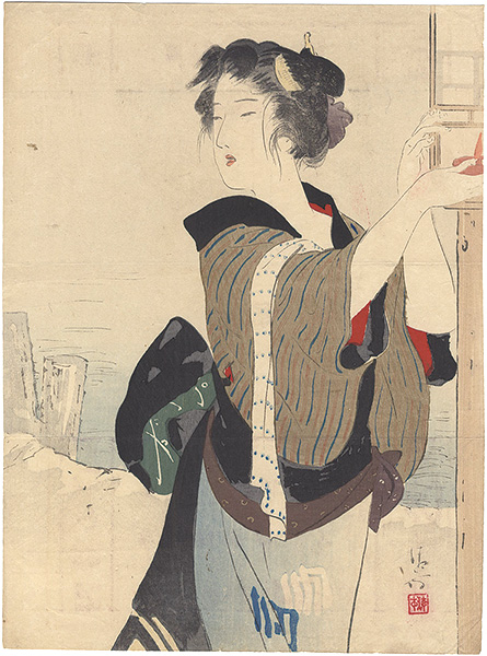 Kaburaki Kiyokata “Kuchi-e Print”／