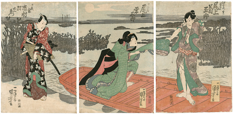 Kuniyoshi “Kabuki Play : Kosodesogaazaminoironui ”／