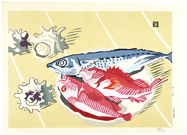 Yasui Sotaro “Fish and Turban Shell”／