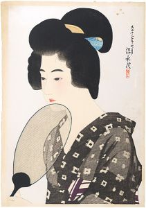 伊東深水｢春雨｣ | 山田書店美術部オンラインストア
