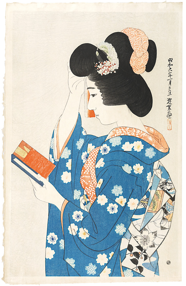 Ito Shinsui “Modern Beauties First Series / Hand Mirror”／