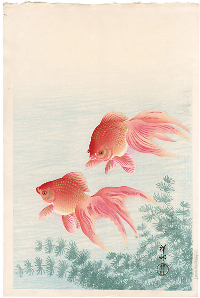 Ohara Koson(Shoson) “Goldfish”／