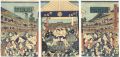 <strong>Kuniteru II</strong><br>Prosperous Performance of Sumo......