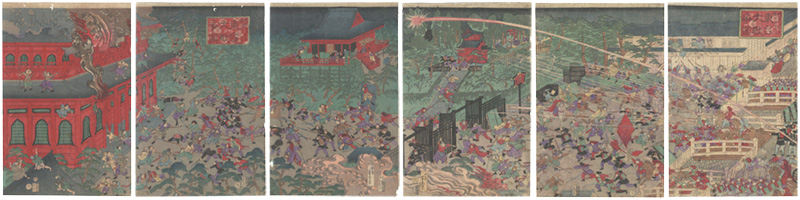 芳虎｢東名大戦争図｣／