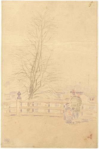 橋本邦助｢自筆画稿｣／