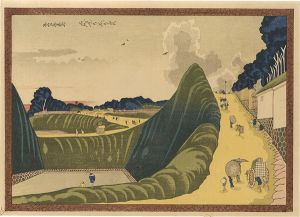 Hokusai/Ushigafuchi at Kudan in Edo 【Reproduction】[九段牛ヶ渕【復刻版】]