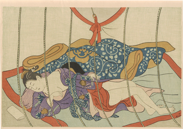 Sukenobu “Sleeping Woman【Reproduction】”／