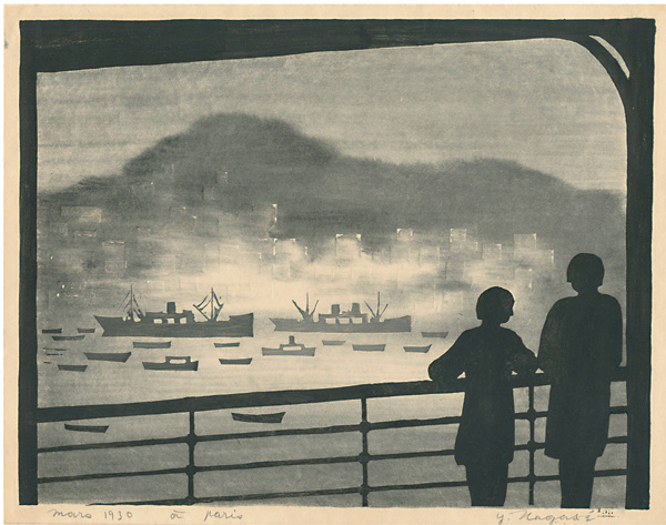 Nagase Yoshiro “The Travel in the Orient (2) Hong Kong Night View”／