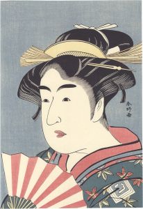 Shunko/Actor Ichikawa Monnosuke II as Osome【Reproduction】 [二世市川門之助のお染【復刻版】]