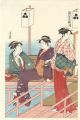 <strong>Kiyonaga</strong><br>Enjoying the Cool Evening Air ......