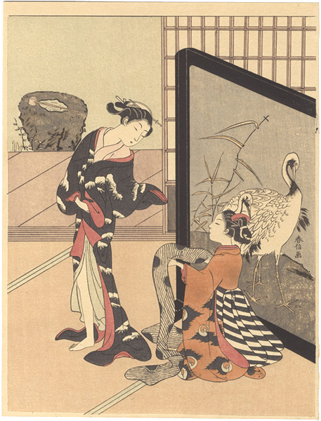 Harunobu “Changing Clothes【Reproduction】”／