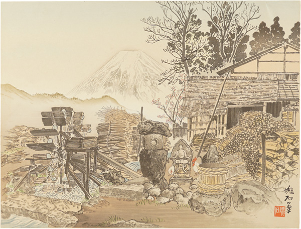 Jokata Kaiseki “A House in a Rural Area of Onuma and Mount Fuji”／