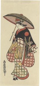 Kiyotada/Woman with an Umbrella【Reproduction】[傘さす女【復刻版】]