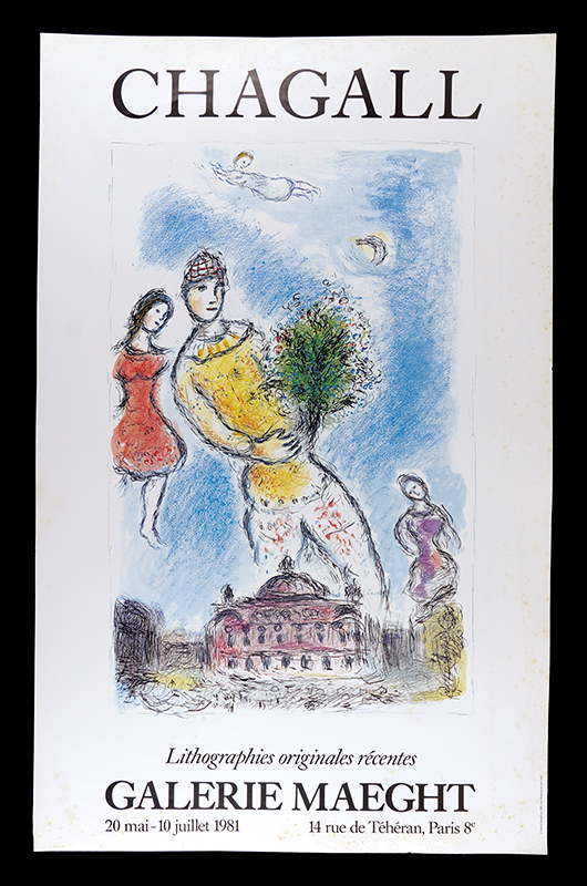 Marc Chagall “Chagall lithographies originales recentes”／