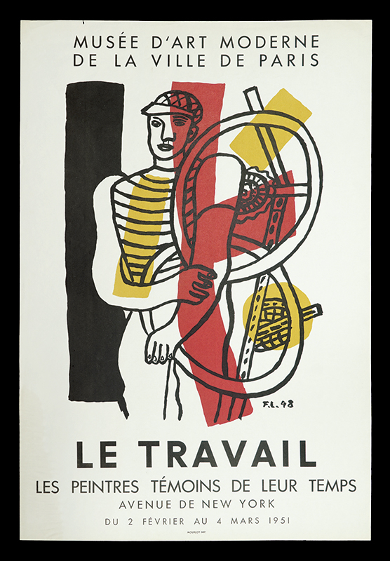 フェルナン・レジェ｢LE TRAVAIL展ポスター｣／