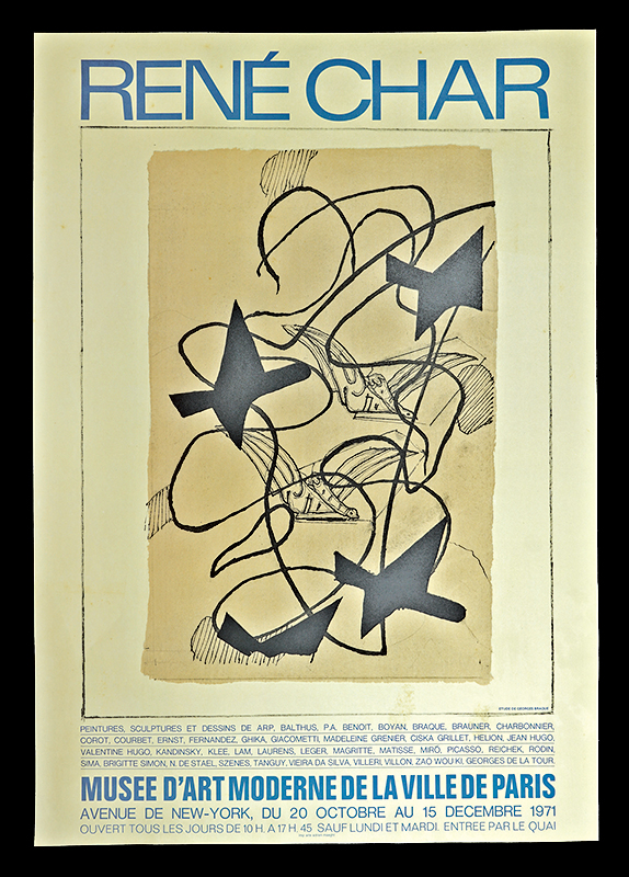 Georges Braque “René Char”／