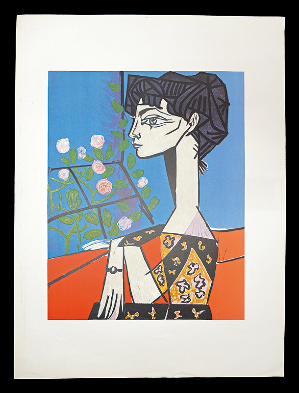 Pablo Picasso “Portrait of Jacqueline roque”／