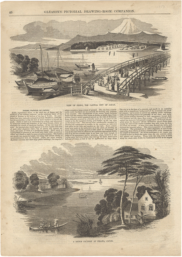 エス・イー・ブラウン｢Gleason's Pictorial Drawing-Room Companion 1854年号より｣／