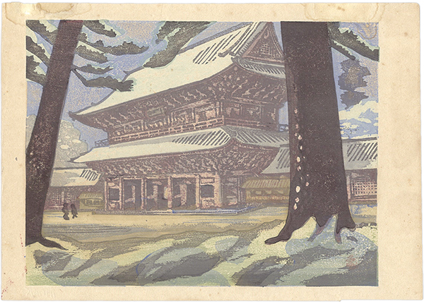 Yamaguchi Gen “Recollections of Tokyo / Zojoji Temple in Shiba”／