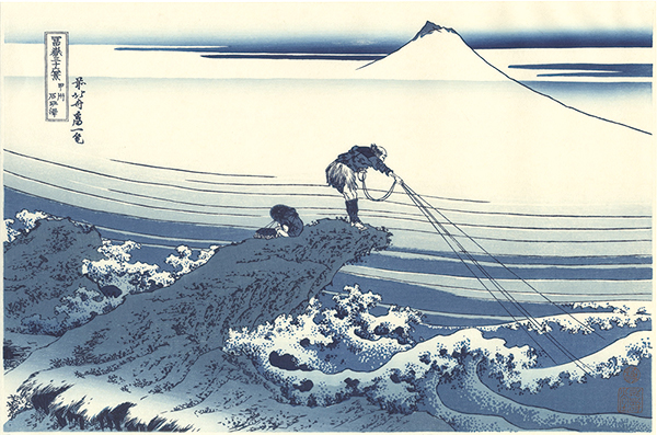 Hokusai “Thirty-six views of Mt. Fuji / Kajikazawa in Kai Province【Reproduction】”／