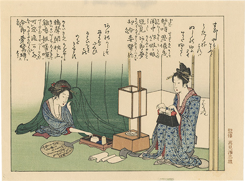 Hokusai “Beauties【Reproduction】”／