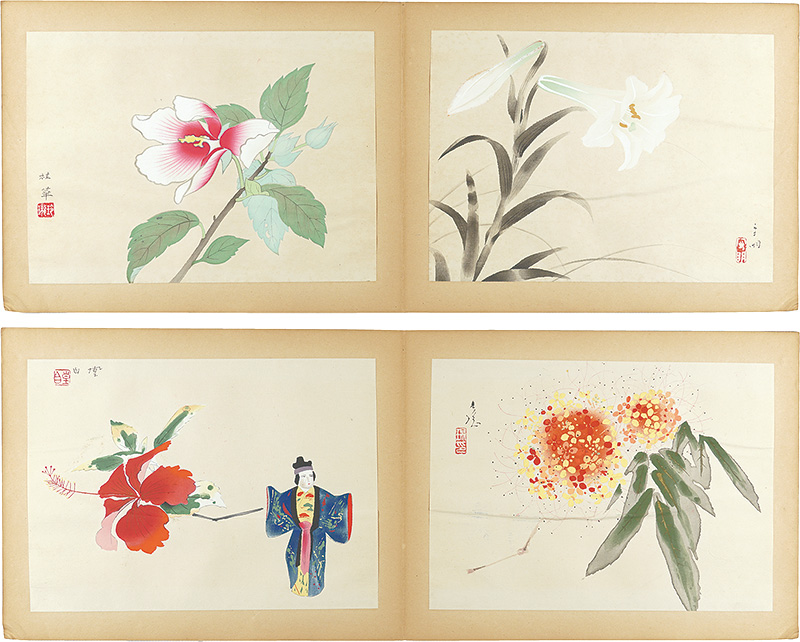 美品 新進名家花鳥選 上巻 下巻 淡斎題 アート社出版 | www.esn-ub.org