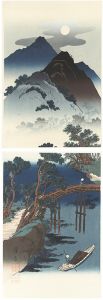 Eisen/Moon Landscape【Reproduction】[月夜山水【復刻版】]